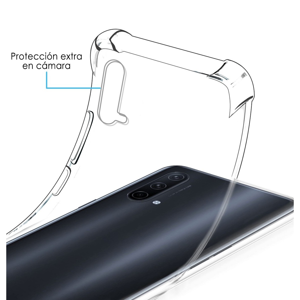 Funda Gel Tpu Antigolpes Transparente para OnePlus Nord CE 5G