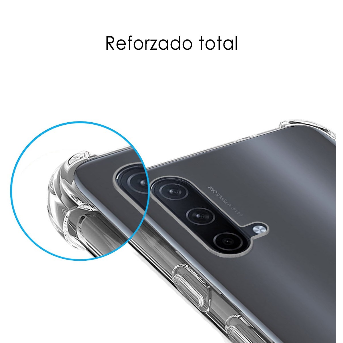 Funda Gel Tpu Antigolpes Transparente para OnePlus Nord CE 5G