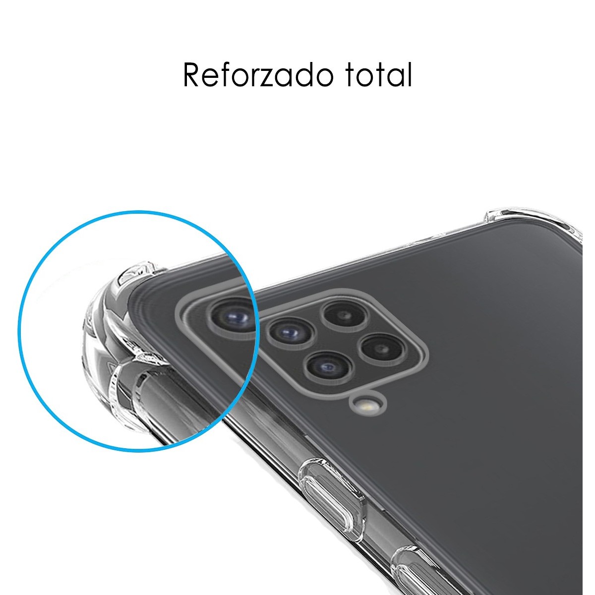 Funda Gel Tpu Antigolpes Transparente para Samsung Galaxy A22 4G / M22