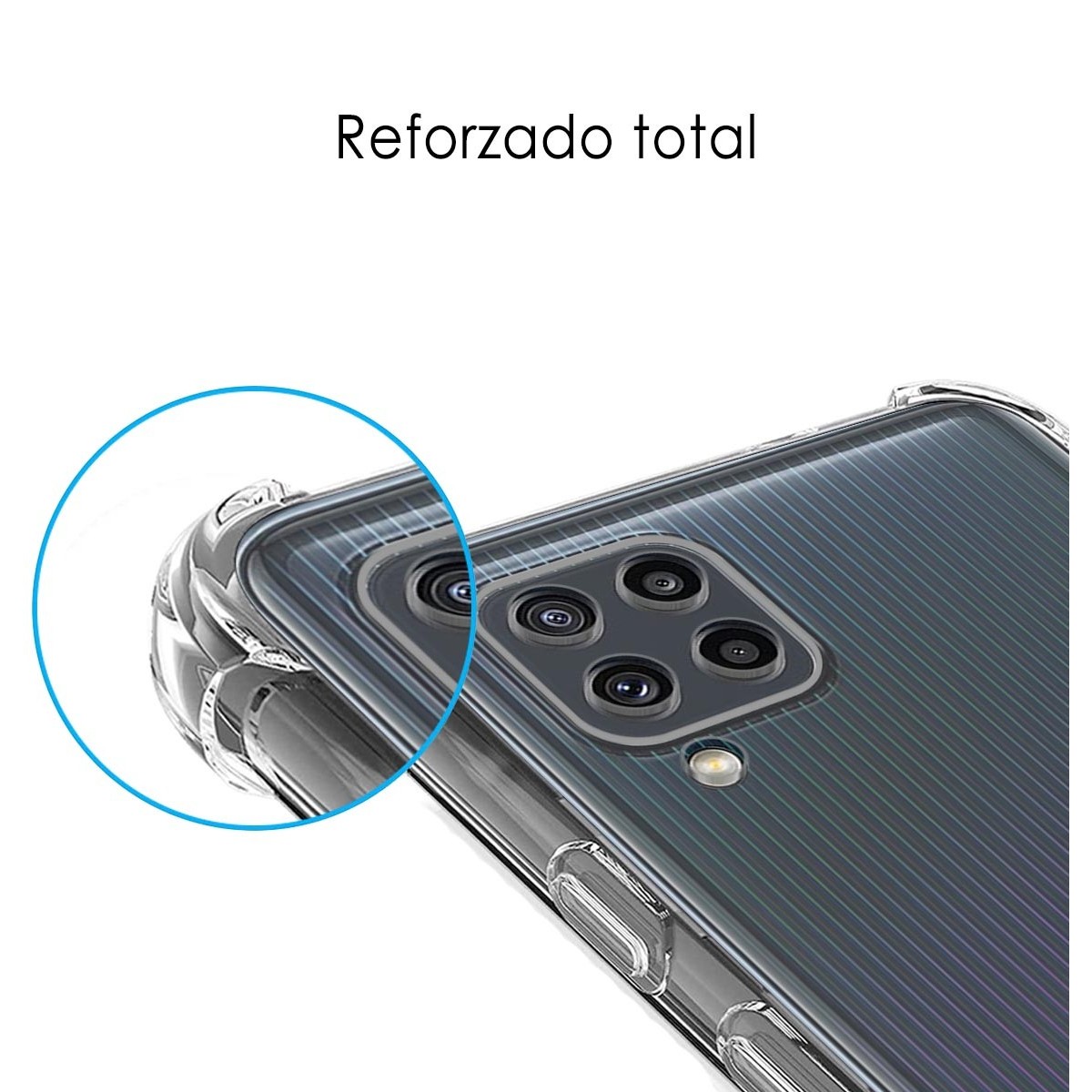 Funda Gel Tpu Antigolpes Transparente para Samsung Galaxy M32