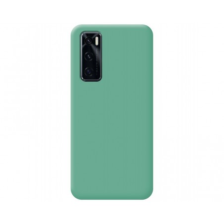 Funda Silicona Líquida Ultra Suave para Vivo Y70 color Verde