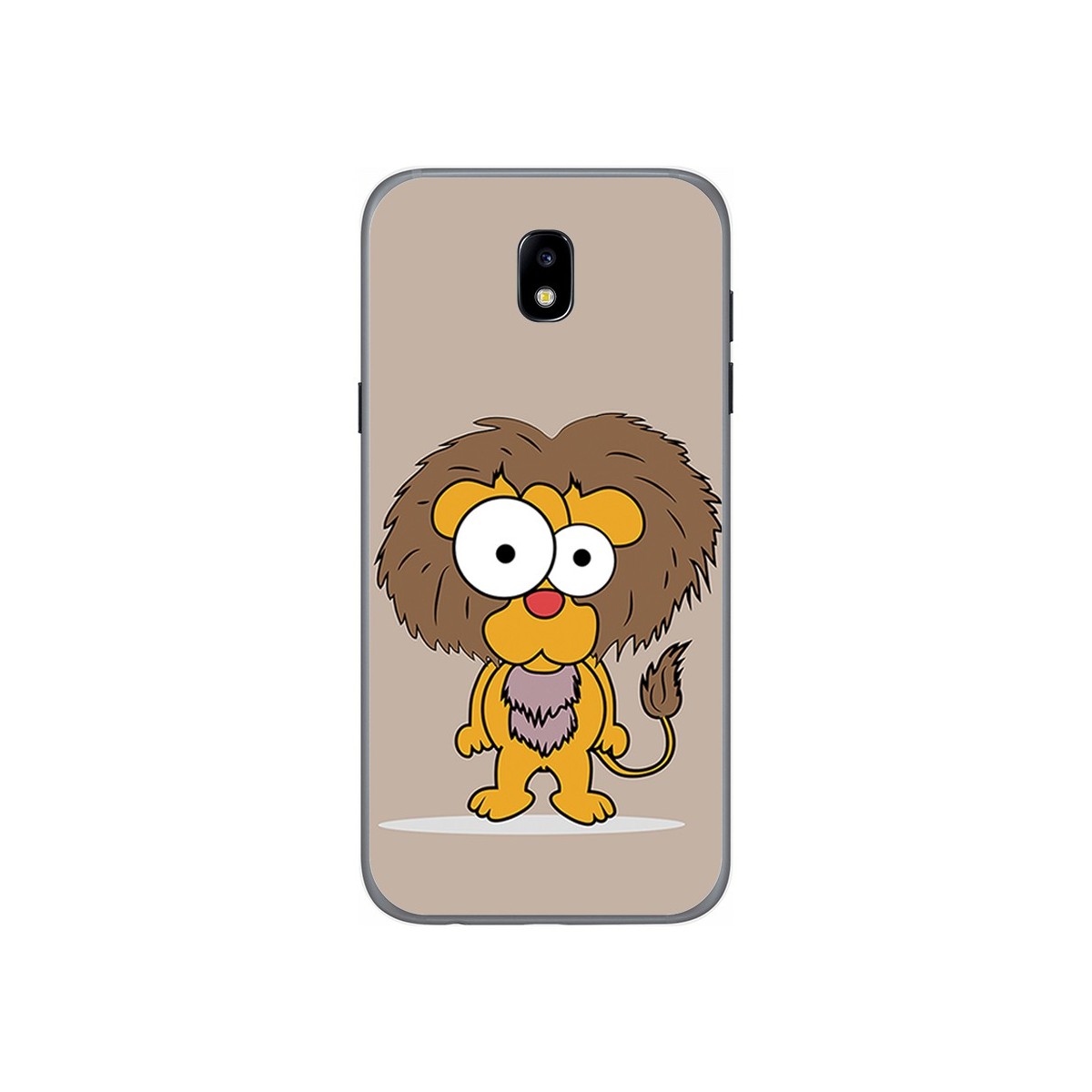Funda Gel Tpu para Samsung Galaxy J5 (2017) Diseño Leon Dibujos