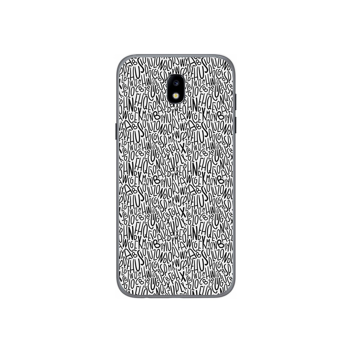 Funda Gel Tpu para Samsung Galaxy J5 (2017) Diseño Letras Dibujos