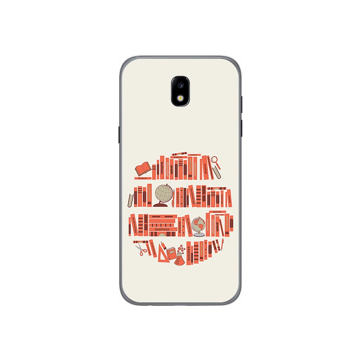 Funda Gel Tpu para Samsung Galaxy J5 (2017) Diseño Mundo Libro Dibujos