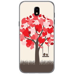 Funda Gel Tpu para Samsung Galaxy J5 (2017) Diseño Pajaritos Dibujos