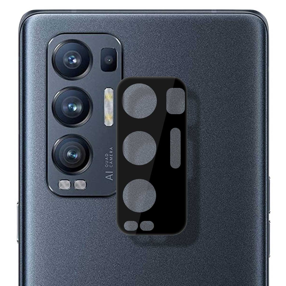 Protector Cristal Templado Cámara Trasera para Oppo Find X3 Neo 5G Vidrio