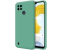 Funda Silicona Líquida Ultra Suave para Realme C21 color Verde