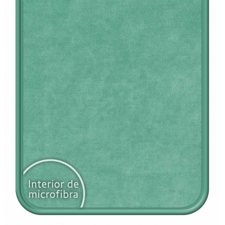 Funda Silicona Líquida Ultra Suave para Realme C21 color Verde