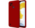 Funda Silicona Líquida Ultra Suave para Realme C21 color Roja