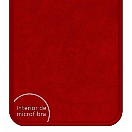 Funda Silicona Líquida Ultra Suave para Realme C21 color Roja