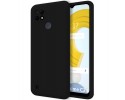 Funda Silicona Líquida Ultra Suave para Realme C21 color Negra