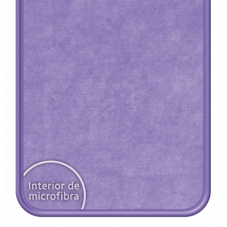 Funda Silicona Líquida Ultra Suave para Realme C21 color Morada