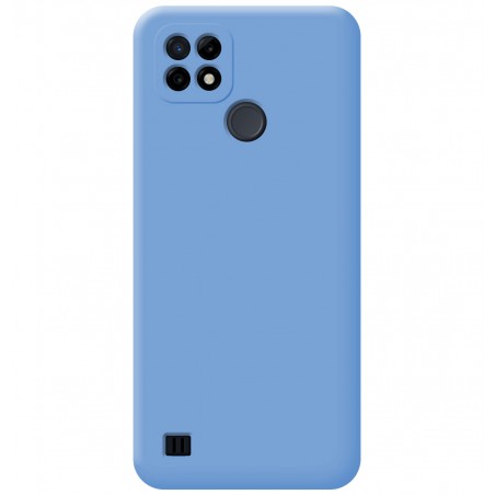 Funda Silicona Líquida Ultra Suave para Realme C21 color Azul