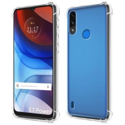 Funda Gel Tpu Antigolpes Transparente para Motorola Moto E7 Power