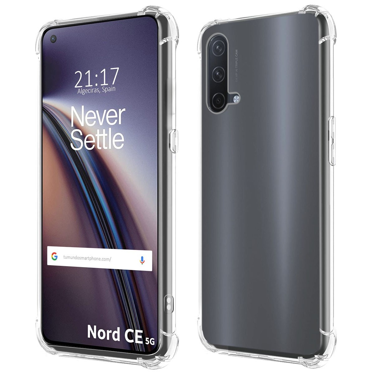 Funda Gel Tpu Antigolpes Transparente para OnePlus Nord CE 5G