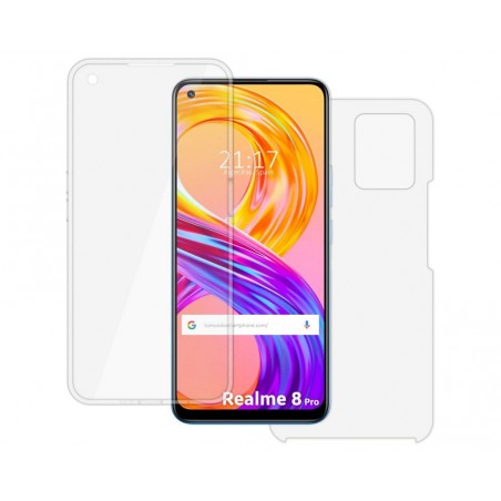 Funda Doble Transparente Pc + Tpu Full Body 360 para Realme 8 4G / 8 Pro