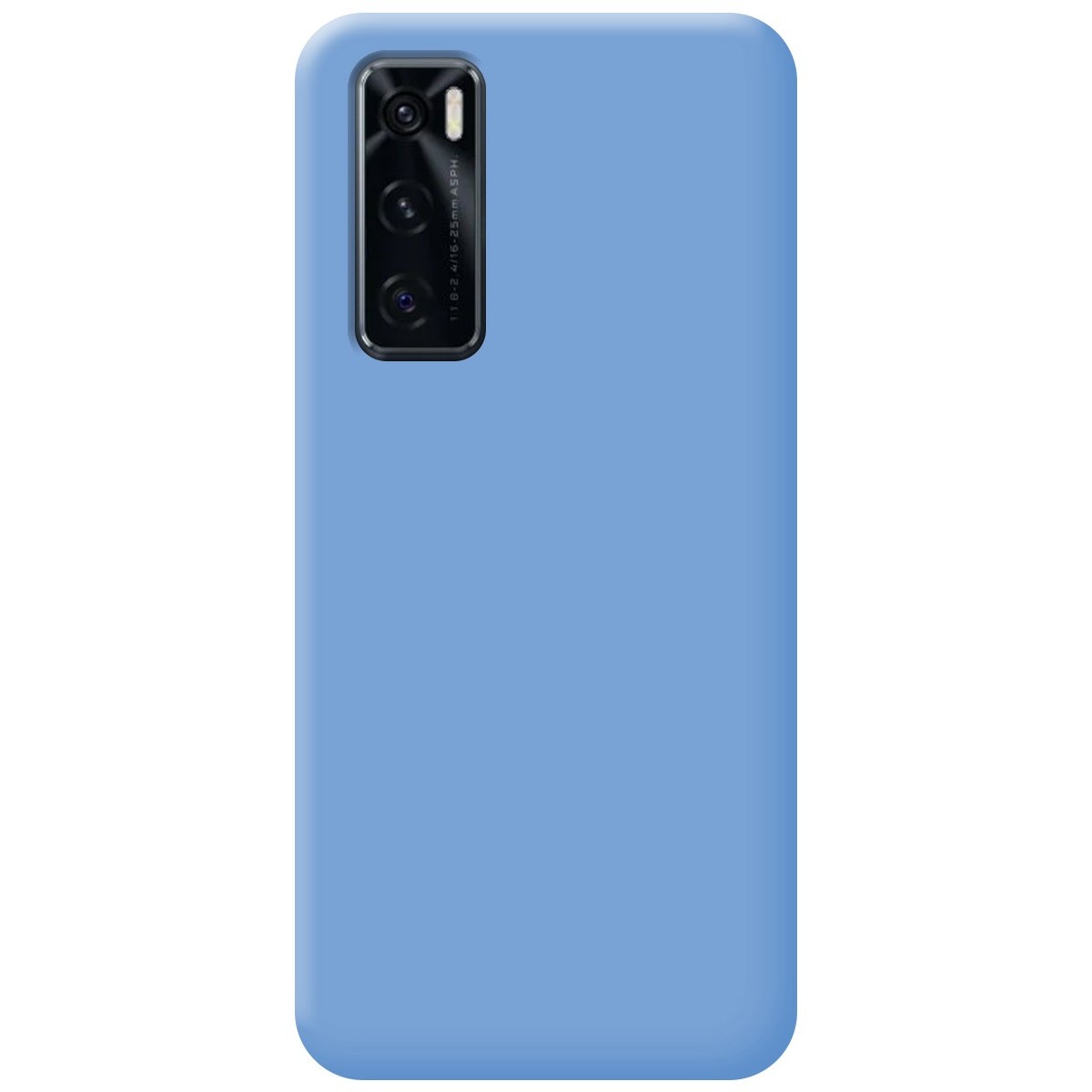 Funda Silicona Líquida Ultra Suave para Vivo Y70 color Azul