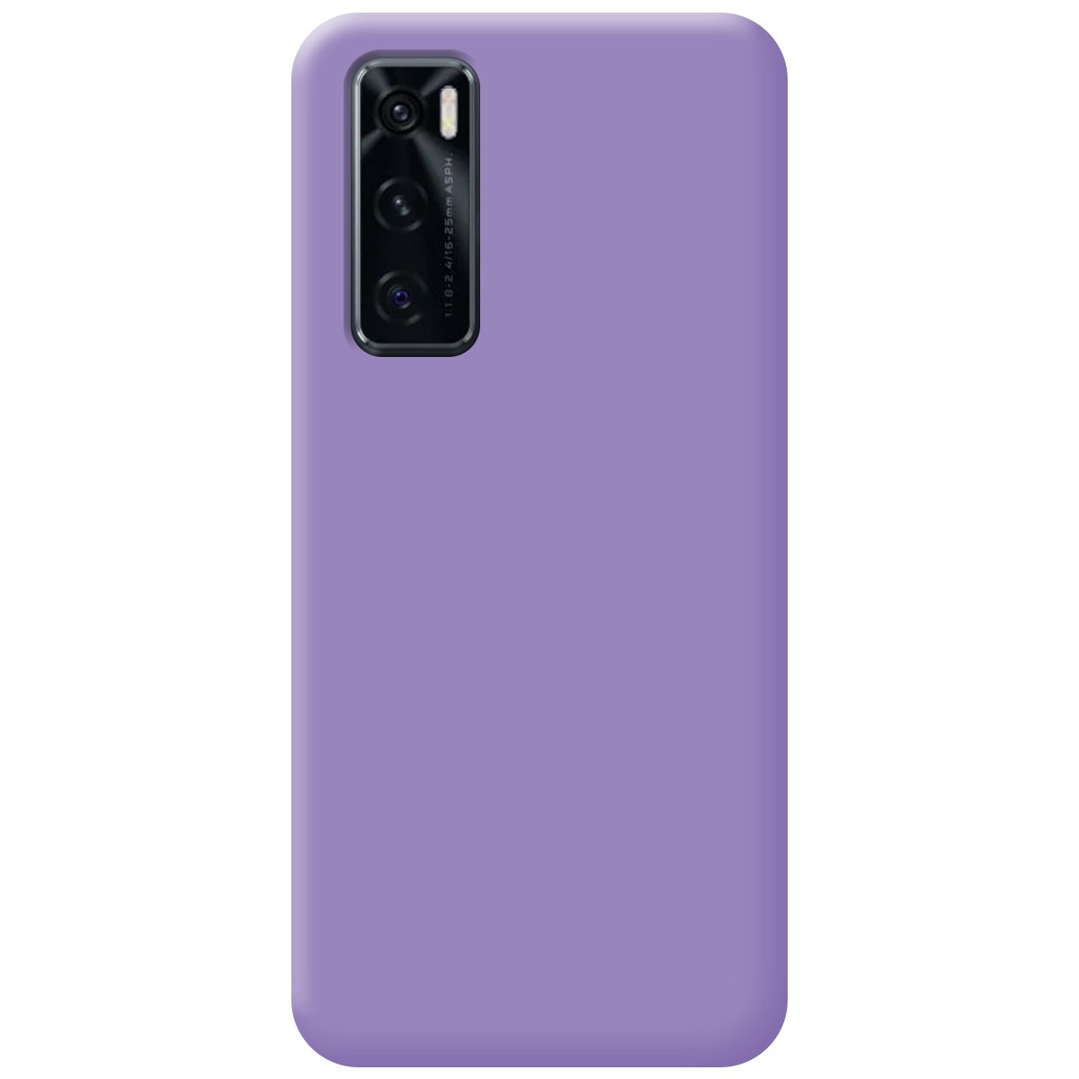 Funda Silicona Líquida Ultra Suave para Vivo Y70 color Morada