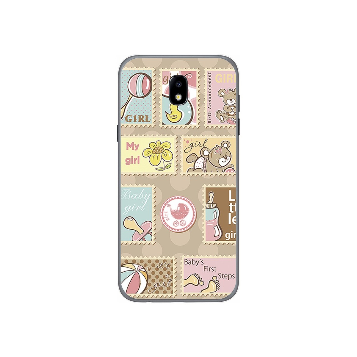 Funda Gel Tpu para Samsung Galaxy J5 (2017) Diseño Sellos Dibujos