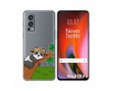 Funda Silicona Transparente para OnePlus Nord 2 5G diseño Panda Dibujos