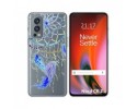 Funda Silicona Transparente para OnePlus Nord 2 5G diseño Plumas Dibujos