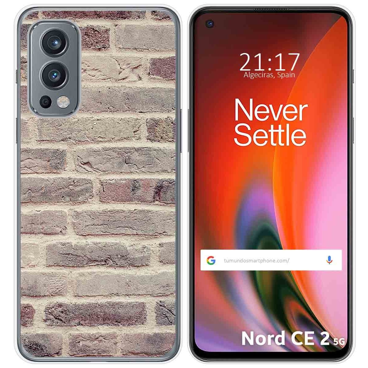 Funda Silicona para OnePlus Nord 2 5G diseño Ladrillo 01 Dibujos