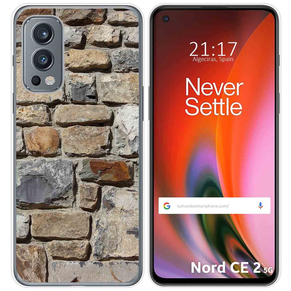 Funda Silicona para OnePlus Nord 2 5G diseño Ladrillo 03 Dibujos