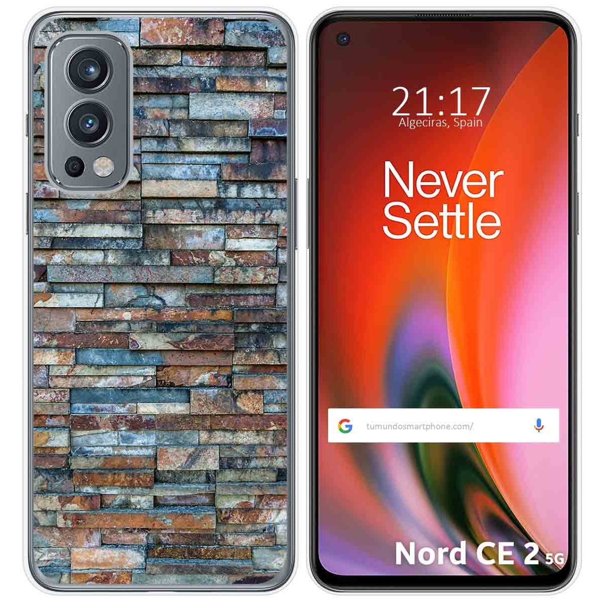 Funda Silicona para OnePlus Nord 2 5G diseño Ladrillo 05 Dibujos