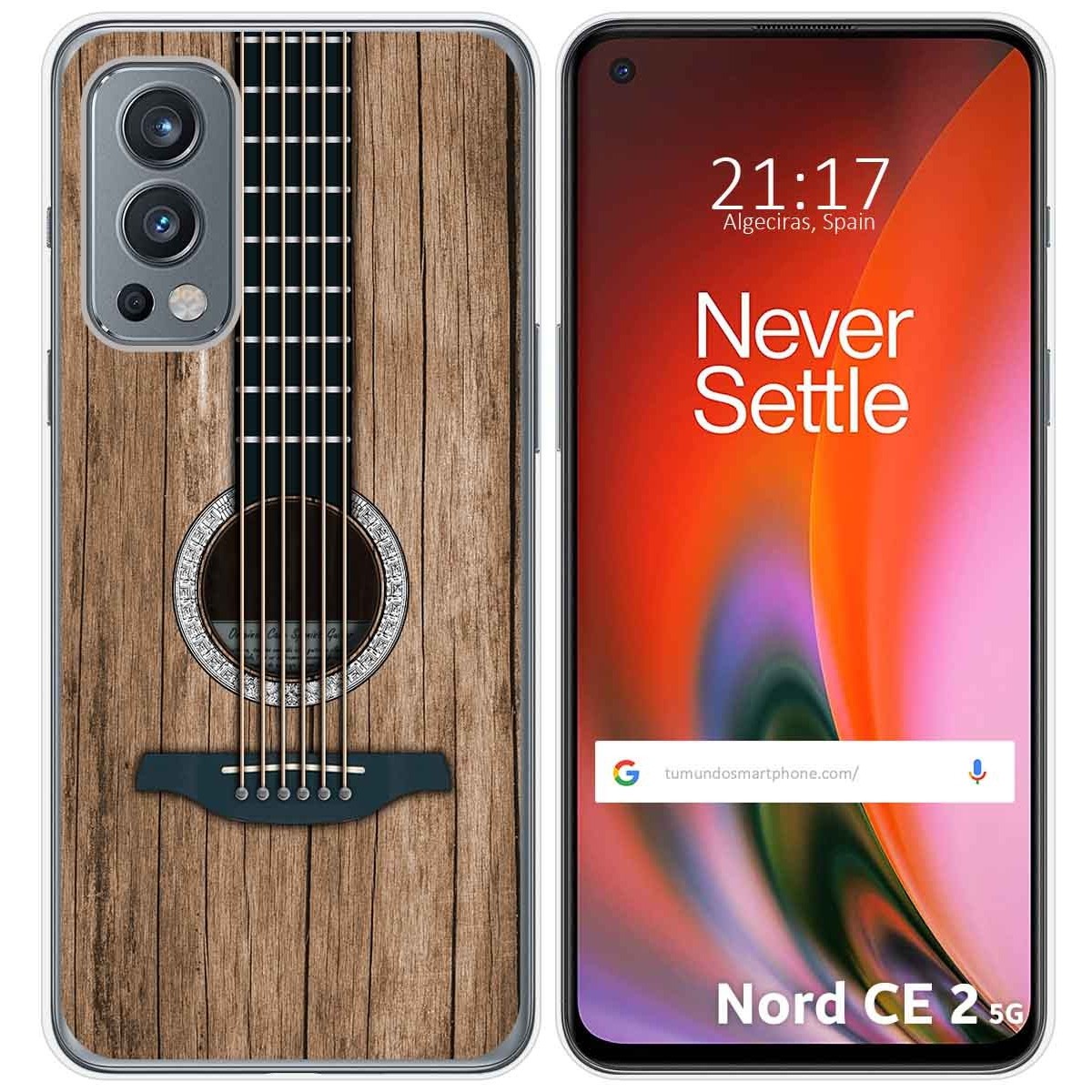 Funda Silicona para OnePlus Nord 2 5G diseño Madera 11 Dibujos