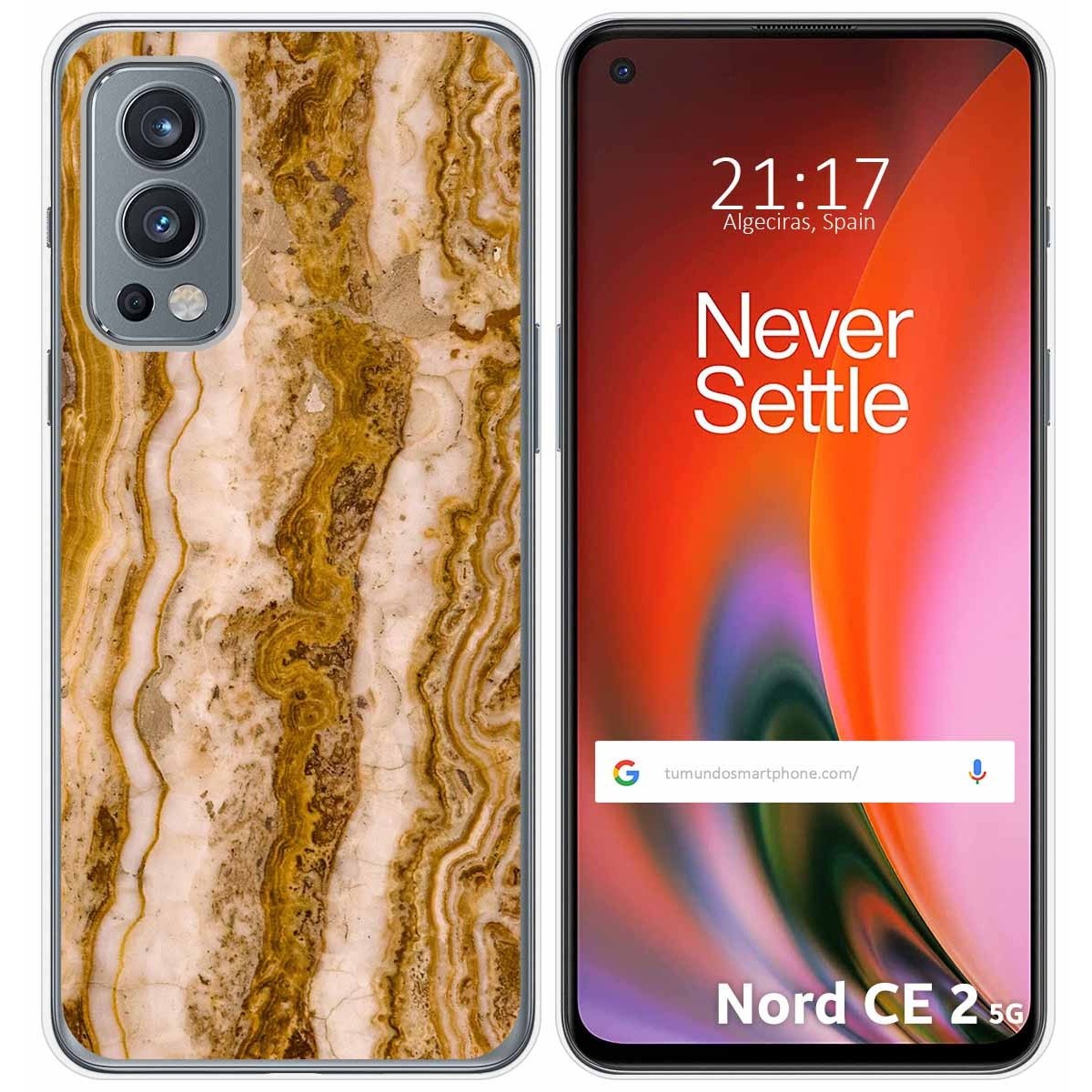 Funda Silicona para OnePlus Nord 2 5G diseño Mármol 10 Dibujos