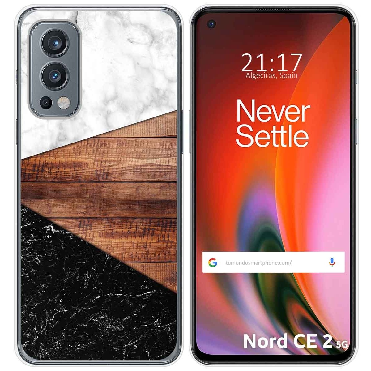 Funda Silicona para OnePlus Nord 2 5G diseño Mármol 11 Dibujos