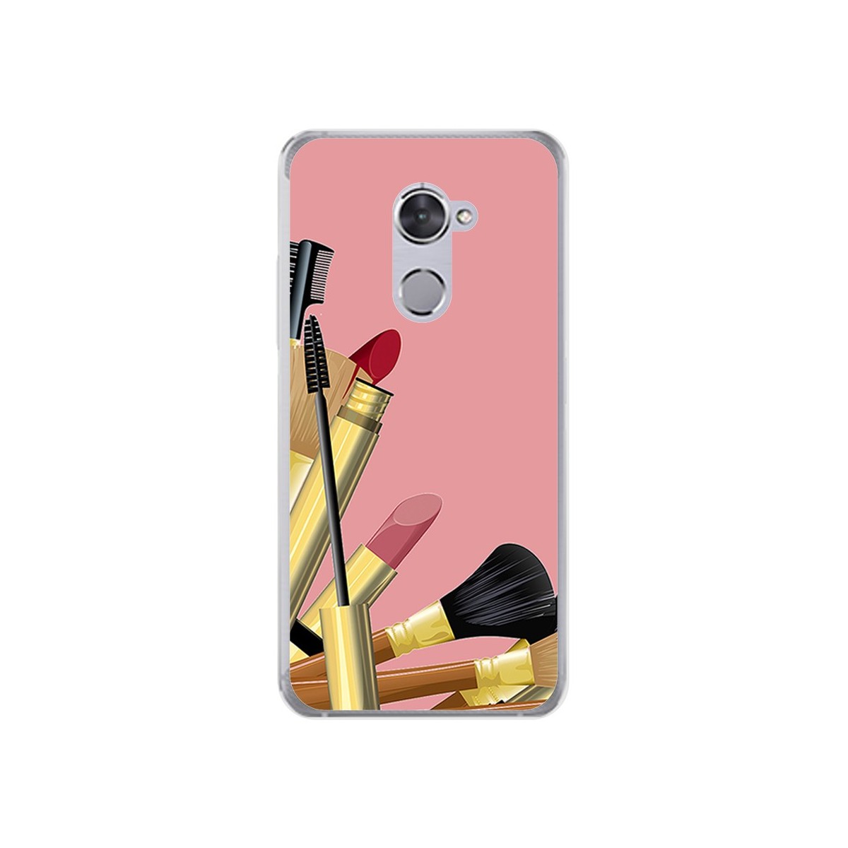 Funda Gel Tpu para Vodafone Smart V8 Diseño Brochas Dibujos