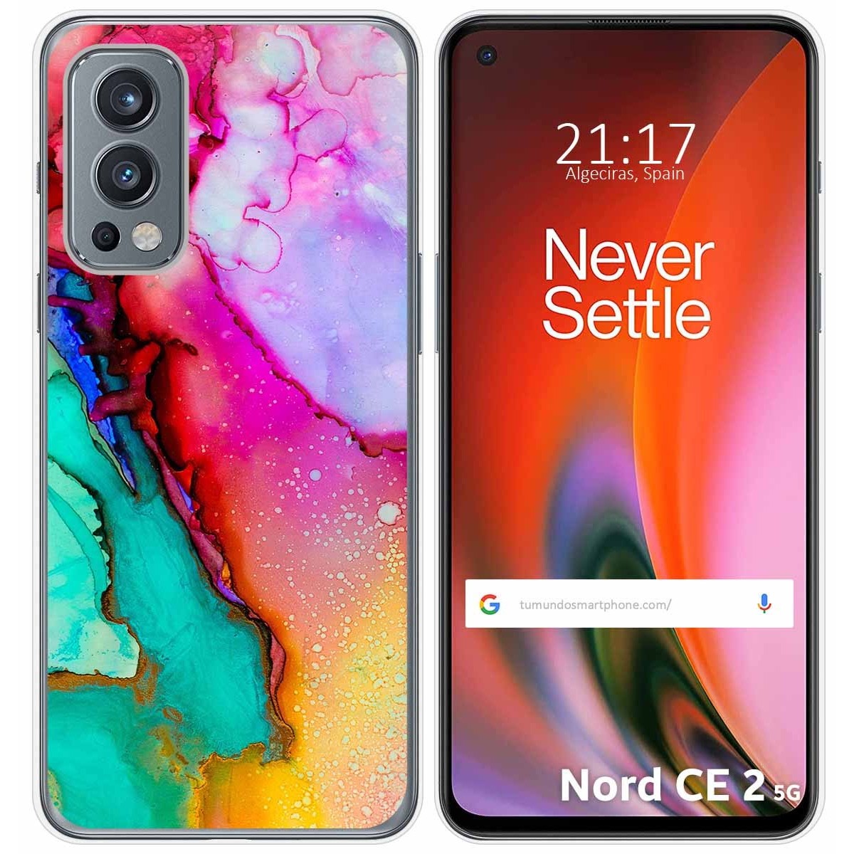 Funda Silicona para OnePlus Nord 2 5G diseño Mármol 15 Dibujos