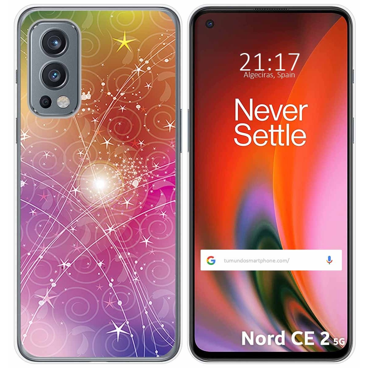 Funda Silicona para OnePlus Nord 2 5G diseño Abstracto Dibujos
