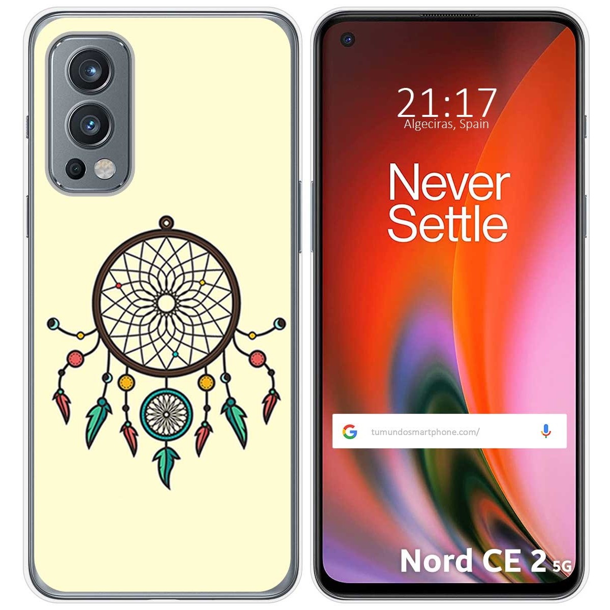 Funda Silicona para OnePlus Nord 2 5G diseño Atrapasueños Dibujos