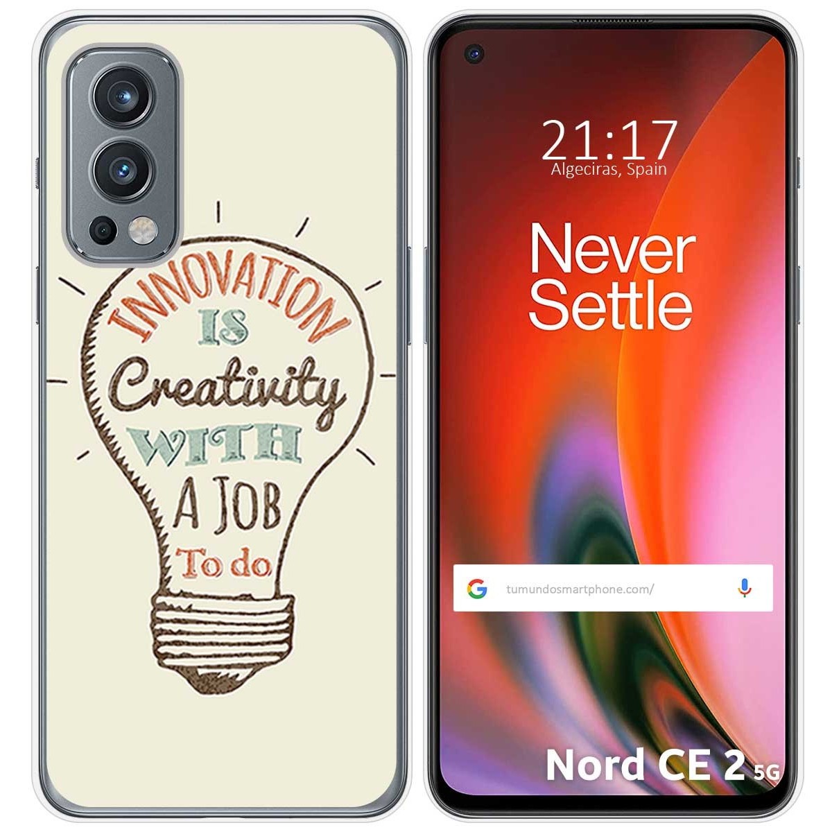 Funda Silicona para OnePlus Nord 2 5G diseño Creativity Dibujos