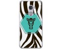Funda Gel Tpu para Vodafone Smart V8 Diseño Cebra Dibujos