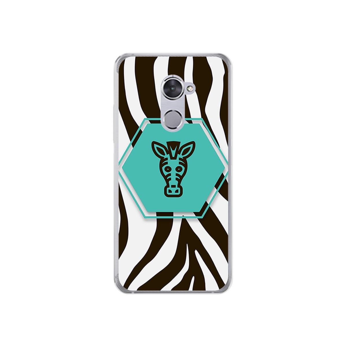 Funda Gel Tpu para Vodafone Smart V8 Diseño Cebra Dibujos