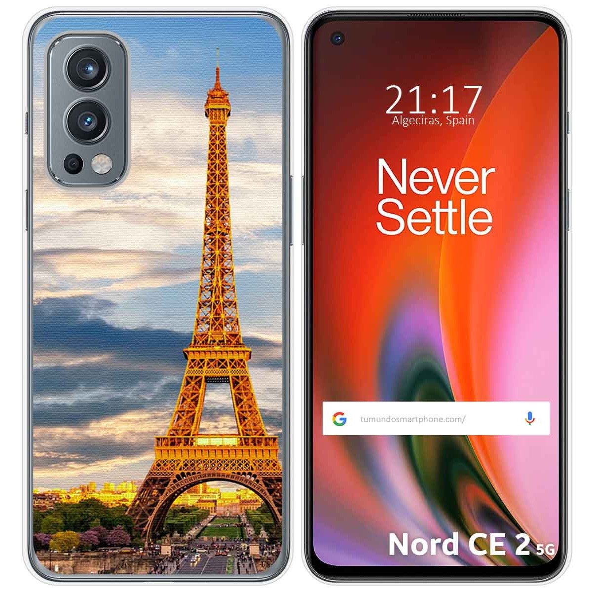 Funda Silicona para OnePlus Nord 2 5G diseño Paris Dibujos