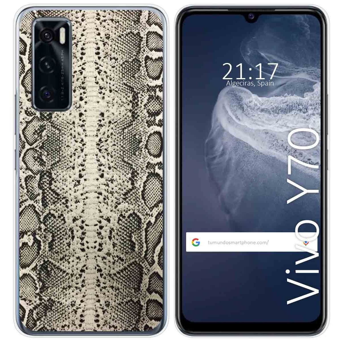 Funda Silicona para Vivo Y70 diseño Animal 01 Dibujos