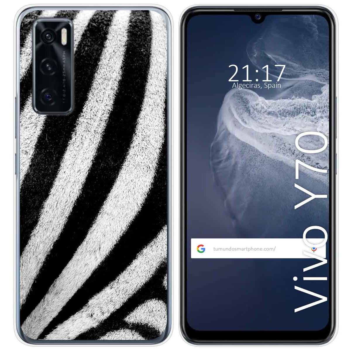 Funda Silicona para Vivo Y70 diseño Animal 02 Dibujos