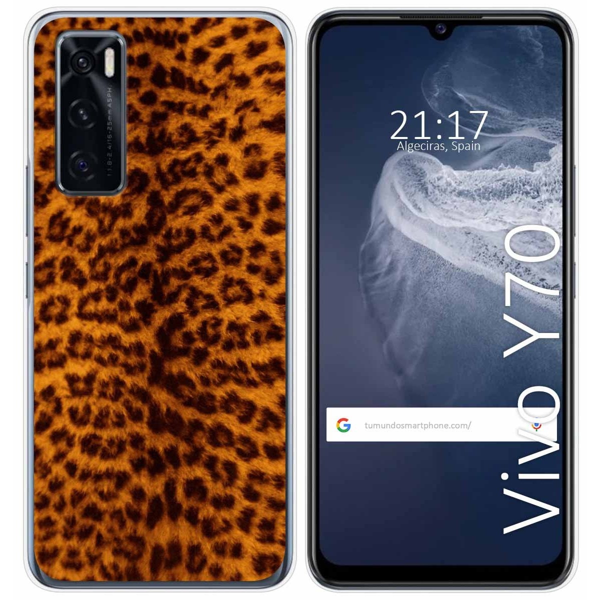 Funda Silicona para Vivo Y70 diseño Animal 03 Dibujos
