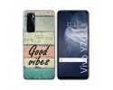 Funda Silicona para Vivo Y70 diseño Madera 01 Dibujos