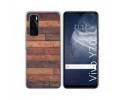 Funda Silicona para Vivo Y70 diseño Madera 03 Dibujos