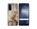 Funda Silicona para Vivo Y70 diseño Madera 08 Dibujos