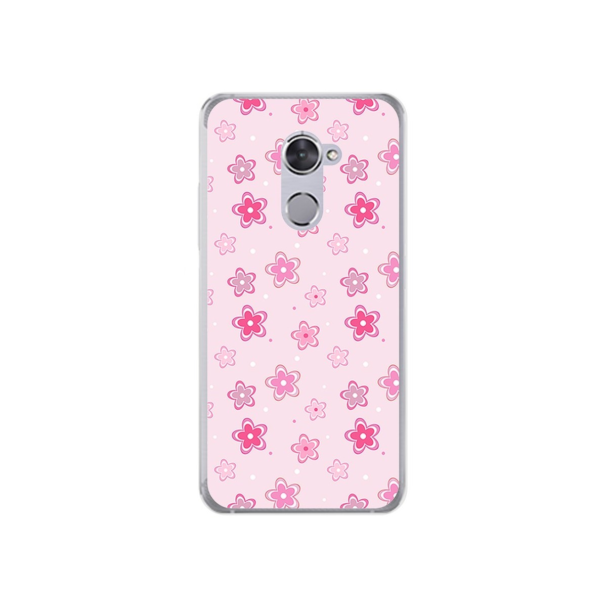 Funda Gel Tpu para Vodafone Smart V8 Diseño Flores Dibujos