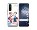 Funda Silicona para Vivo Y70 diseño Café Dibujos
