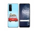 Funda Silicona para Vivo Y70 diseño Furgoneta Dibujos