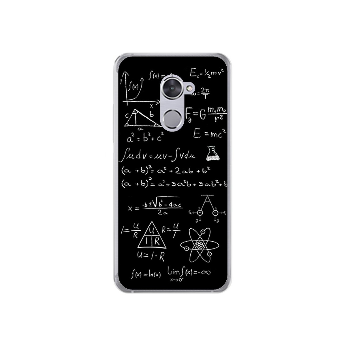 Funda Gel Tpu para Vodafone Smart V8 Diseño Formulas Dibujos