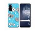 Funda Silicona para Vivo Y70 diseño Mariposas Dibujos